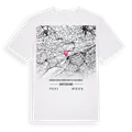 Arrondissement administratif du Jura bernois karta t-shirt