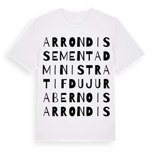 Arrondissement administratif du Jura bernois ordlek t-shirt – ekologisk bomull t-shirt från Pinshirt