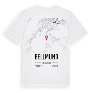 Bellmund karta t-shirt – ekologisk bomull t-shirt från Pinshirt