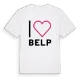 Jag älskar Belp t-shirt stort tryck