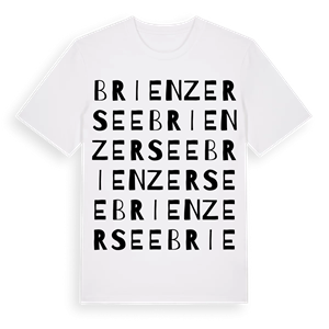 Brienzersee ordlek t-shirt – ekologisk bomull t-shirt från Pinshirt