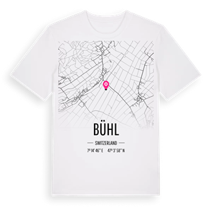 Bühl karta t-shirt – ekologisk bomull t-shirt från Pinshirt
