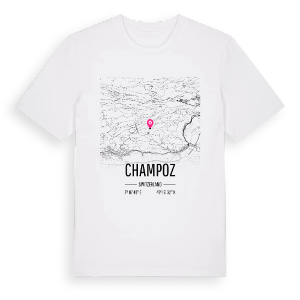 Champoz karta t-shirt – ekologisk bomull t-shirt från Pinshirt