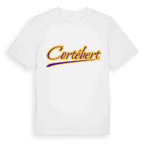Cortébert baseball t-shirt – ekologisk bomull t-shirt från Pinshirt