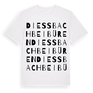 Diessbach bei Büren ordlek t-shirt – ekologisk bomull t-shirt från Pinshirt