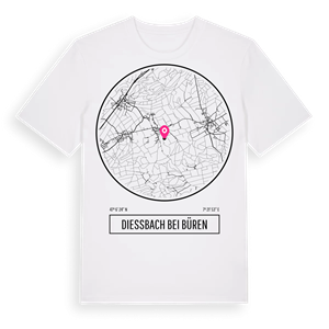 Diessbach bei Büren t-shirt – ekologisk bomull t-shirt från Pinshirt