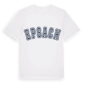 Epsach college t-shirt – ekologisk bomull t-shirt från Pinshirt