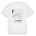 Gelbes Quartier karta t-shirt