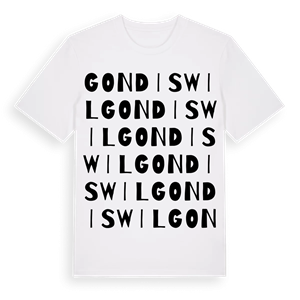 Gondiswil ordlek t-shirt – ekologisk bomull t-shirt från Pinshirt
