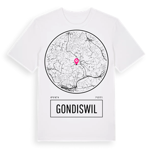 Gondiswil t-shirt – ekologisk bomull t-shirt från Pinshirt