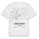 Grünes Quartier karta t-shirt