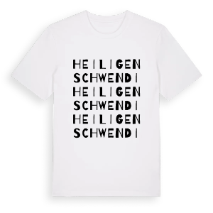 Heiligenschwendi ordlek t-shirt – ekologisk bomull t-shirt från Pinshirt