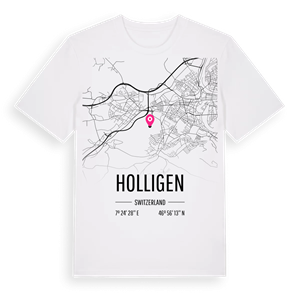 Holligen karta t-shirt – ekologisk bomull t-shirt från Pinshirt