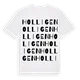 Holligen ordlek t-shirt