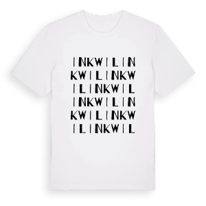 Inkwil ordlek t-shirt – ekologisk bomull t-shirt från Pinshirt