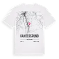 Kandergrund karta t-shirt