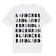 Kandergrund ordlek t-shirt