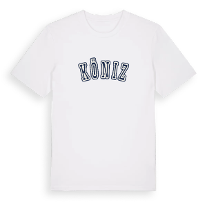 Köniz college t-shirt – ekologisk bomull t-shirt från Pinshirt