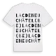 Lac de Neuchâtel (BE) ordlek t-shirt
