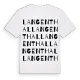 Langenthal ordlek t-shirt