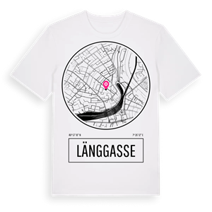 Länggasse t-shirt – ekologisk bomull t-shirt från Pinshirt
