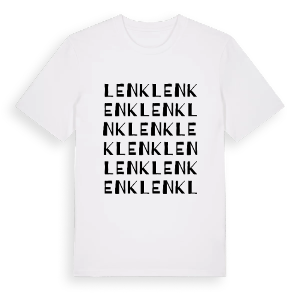 Lenk ordlek t-shirt – ekologisk bomull t-shirt från Pinshirt