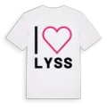 Jag älskar Lyss t-shirt stort tryck
