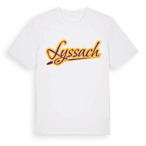 Lyssach baseball t-shirt – ekologisk bomull t-shirt från Pinshirt