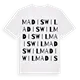 Madiswil ordlek t-shirt