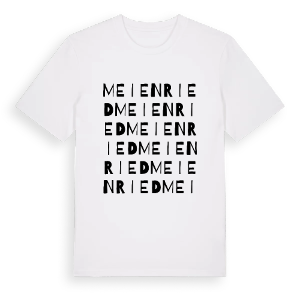 Meienried ordlek t-shirt – ekologisk bomull t-shirt från Pinshirt