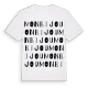 Monbijou ordlek t-shirt