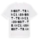 Mont-Tramelan ordlek t-shirt