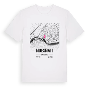 Muesmatt karta t-shirt – ekologisk bomull t-shirt från Pinshirt