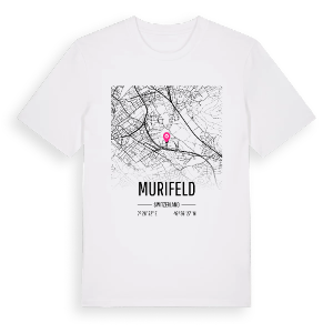 Murifeld karta t-shirt – ekologisk bomull t-shirt från Pinshirt