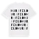 Murifeld ordlek t-shirt