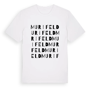 Murifeld ordlek t-shirt – ekologisk bomull t-shirt från Pinshirt