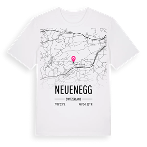 Neuenegg karta t-shirt – ekologisk bomull t-shirt från Pinshirt