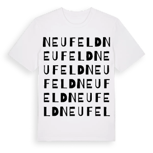 Neufeld ordlek t-shirt – ekologisk bomull t-shirt från Pinshirt