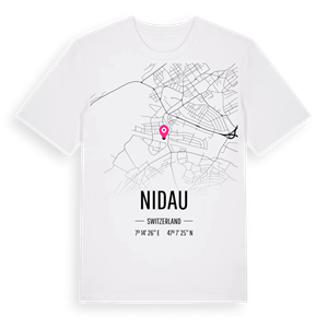 Nidau karta t-shirt – ekologisk bomull t-shirt från Pinshirt