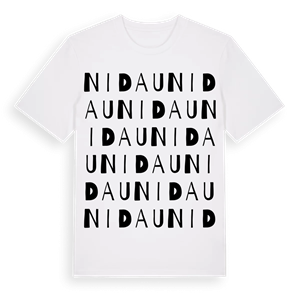 Nidau ordlek t-shirt – ekologisk bomull t-shirt från Pinshirt