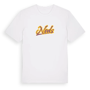 Nods baseball t-shirt – ekologisk bomull t-shirt från Pinshirt