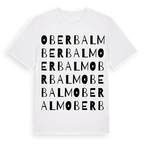 Oberbalm ordlek t-shirt – ekologisk bomull t-shirt från Pinshirt