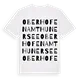 Oberhofen am Thunersee ordlek t-shirt