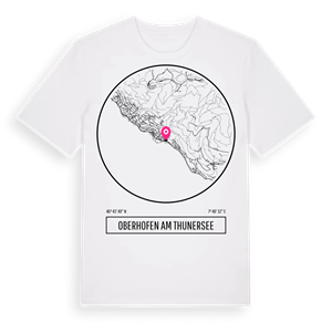 Oberhofen am Thunersee t-shirt – ekologisk bomull t-shirt från Pinshirt