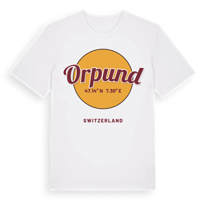 Orpund cirkel t-shirt – ekologisk bomull t-shirt från Pinshirt