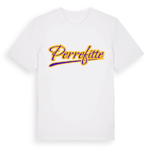 Perrefitte baseball t-shirt – ekologisk bomull t-shirt från Pinshirt