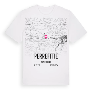 Perrefitte karta t-shirt – ekologisk bomull t-shirt från Pinshirt