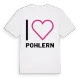 Jag älskar Pohlern t-shirt stort tryck