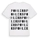 Pohlern ordlek t-shirt