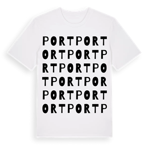 Port ordlek t-shirt – ekologisk bomull t-shirt från Pinshirt